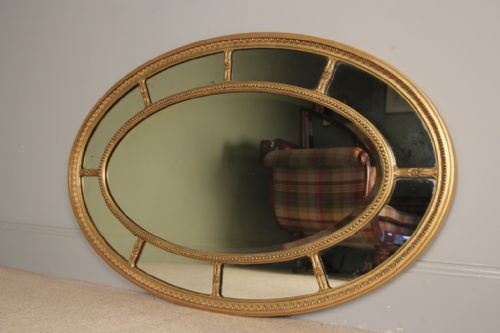 fig 4. Oval Giltwood Margin Mirror