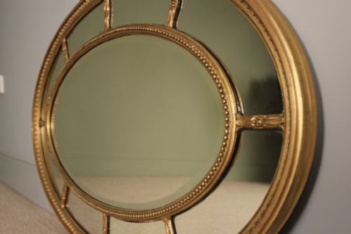 fig 5. Oval Giltwood Margin Mirror