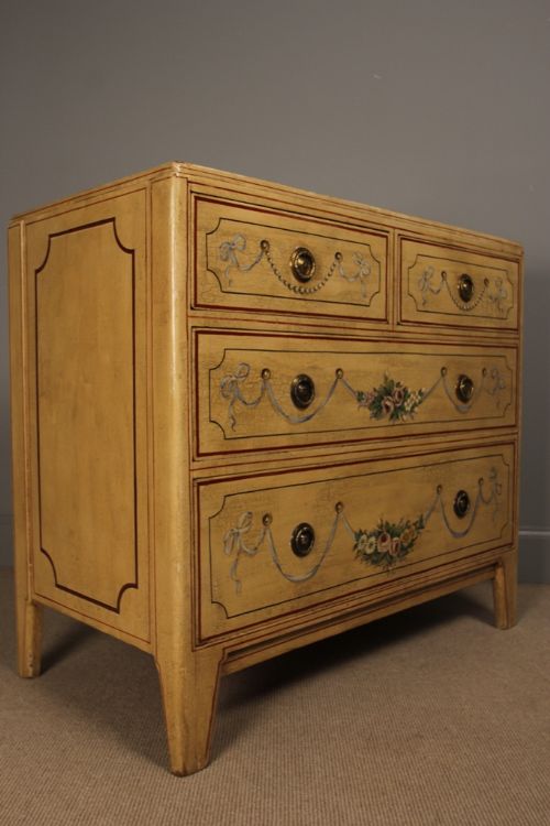 A Small Hand Painted Chest of Drawers