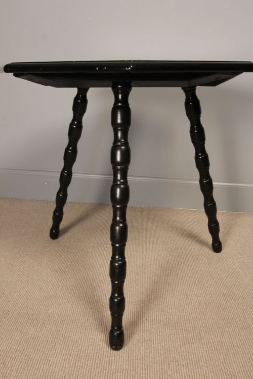 fig 2. Unusual Amboyna Gypsy Low Side Table