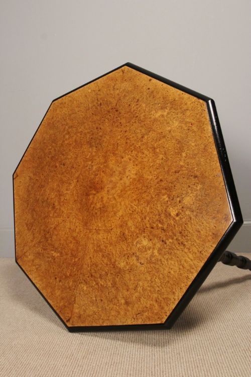 fig 3. Unusual Amboyna Gypsy Low Side Table