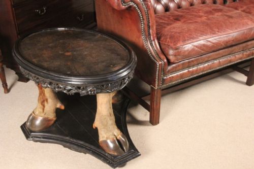 Anglo Indian Ebony Coffee Table