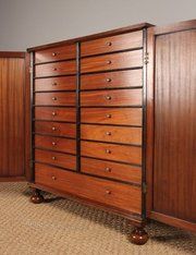 fig 5. Small Georgian Mahogany Collectors Cabinet
