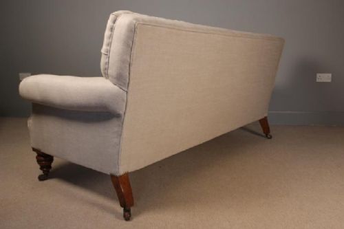 fig 4. Classic 19th Century Upholstered Chesterfield Sofa