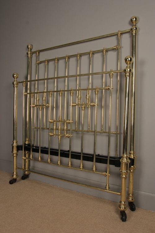 fig 1. A Victorian Brass 4ft. Bed