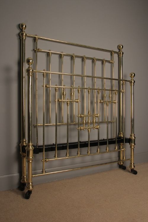 fig 2. A Victorian Brass 4ft. Bed