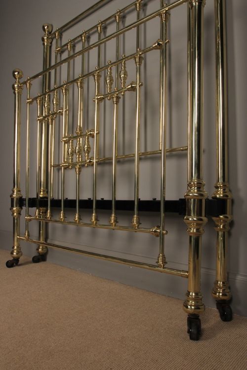 fig 3. A Victorian Brass 4ft. Bed