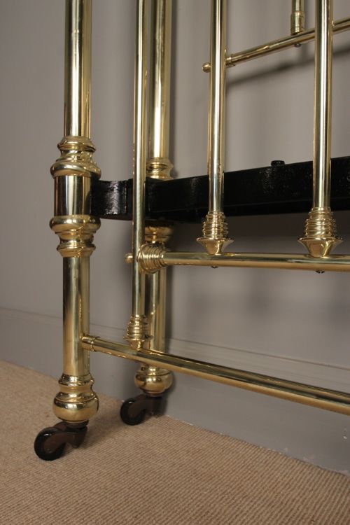 fig 4. A Victorian Brass 4ft. Bed