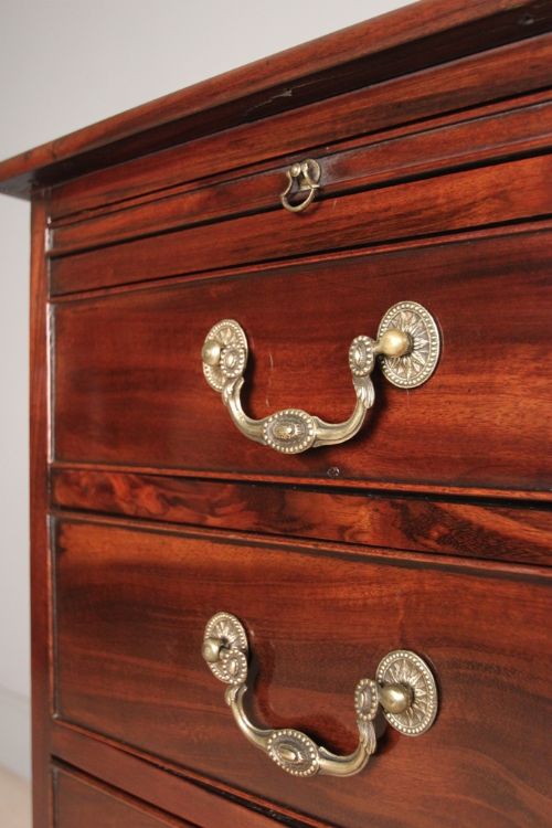 fig 5. Rare Georgian Goncalo Alves Bachelor Chest of Drawers