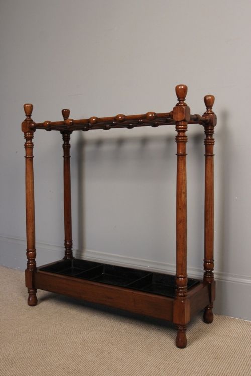 fig 2. 19th Century Walnut Stick & Umbrella Stand