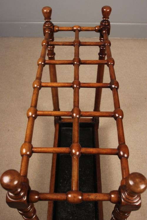 fig 5. 19th Century Walnut Stick & Umbrella Stand