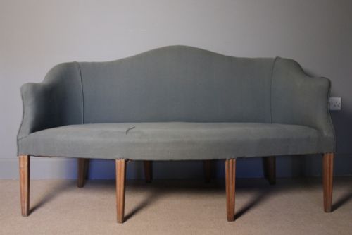 George III Camel Back Sofa for Refurb.