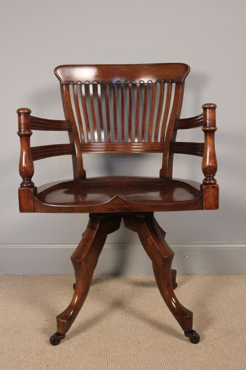 19th C. Godwin Swivel Desk Chair