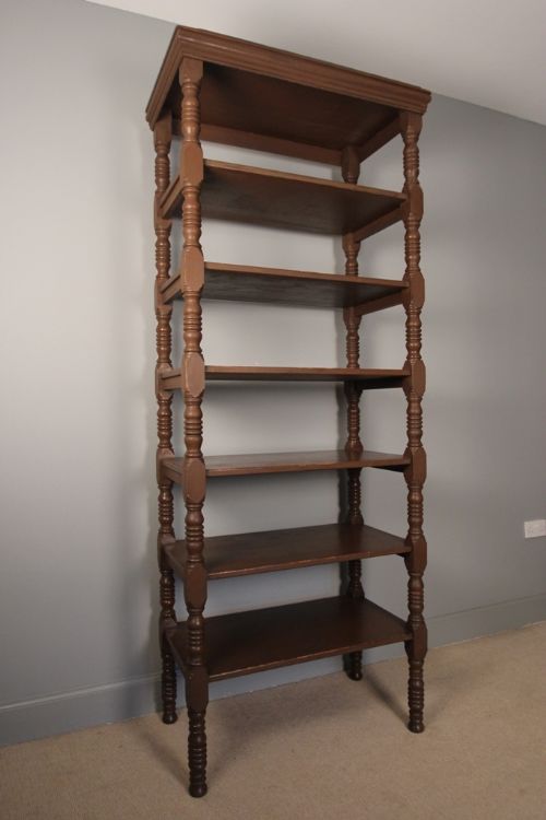 fig 1. 19th C. Tall Haberdashery Shelves