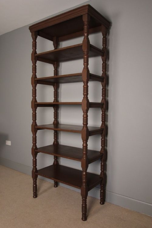 fig 2. 19th C. Tall Haberdashery Shelves
