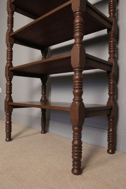 fig 3. 19th C. Tall Haberdashery Shelves