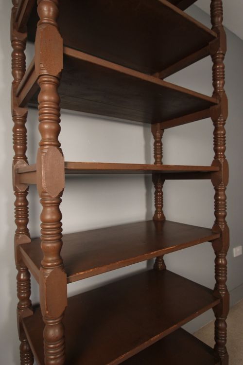 fig 5. 19th C. Tall Haberdashery Shelves