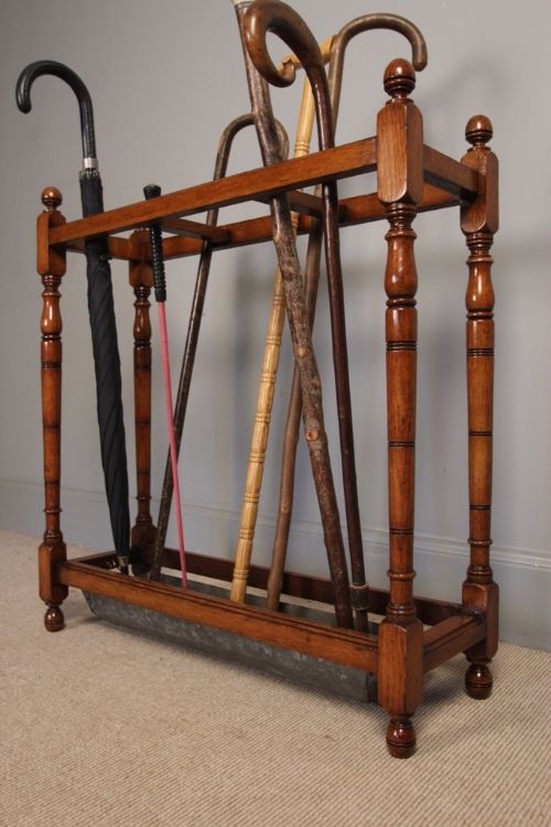 fig 1. 19th Century Oak Stick & Umbrella Stand