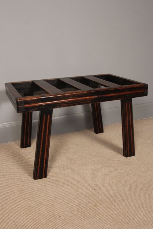 fig 1. 19th C. Aesthetic Movement Luggage Stand
