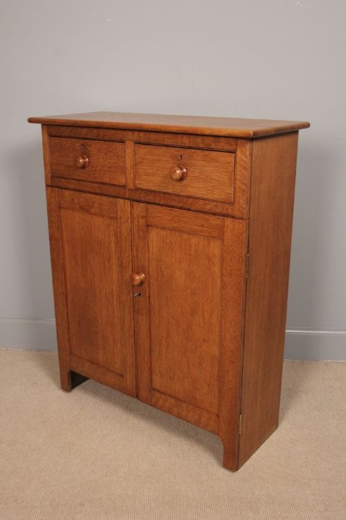 fig 3. 19th C. English Oak Side Cabinet