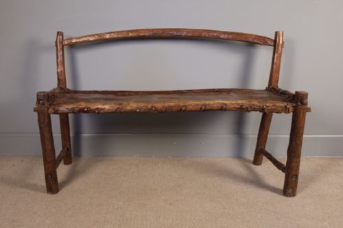 A Small 19th Primitive Bench