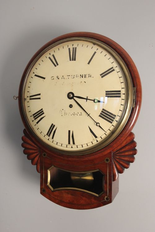 Turner of Chelsea Convex Drop Dial Wall Clock