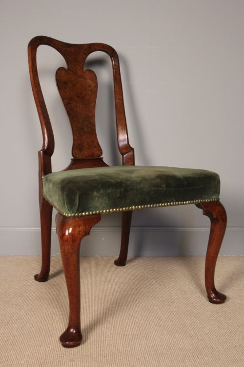 Fine George I Burr Walnut Chair - C1720