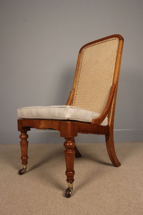 James Shoolbred Birch Slipper Chair, Bergere Chair