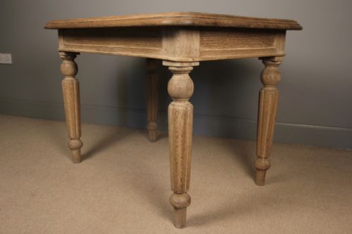 19th C. Small English Oak Dining Kitchen Table