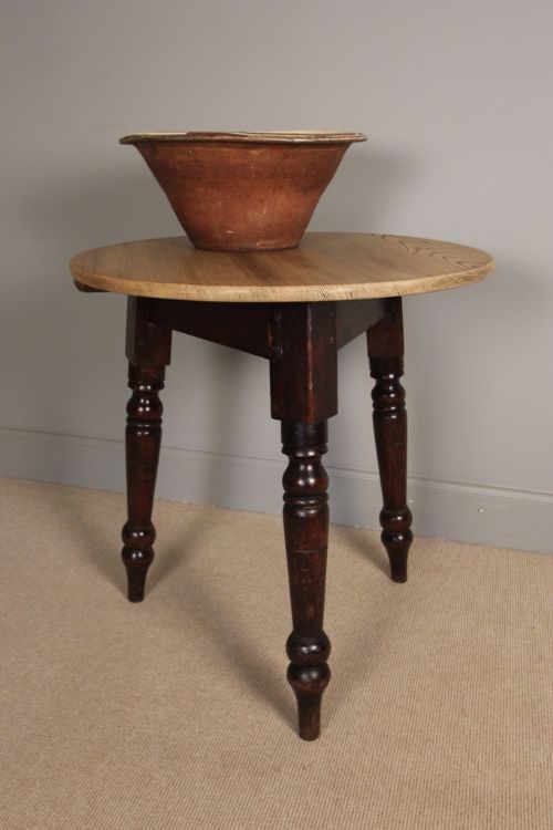 19th Century Pine Cricket Table