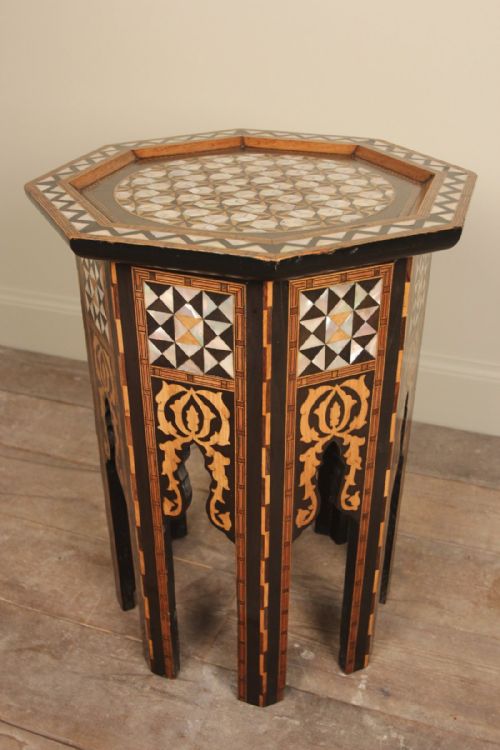 Inlaid Moorish Table by Liberty & Co