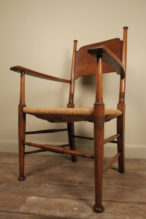 Arts & Crafts Elbow Chair by William Birch