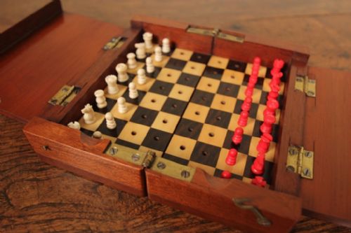 19th Century Travelling Chess Set