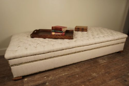 19th C Huge Low Ottoman / Coffee Table