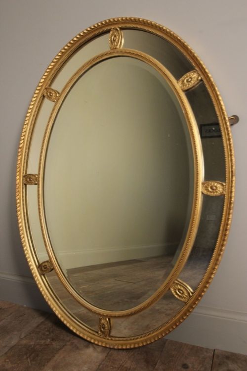 Edwardian Giltwood Margin Sectional Mirror