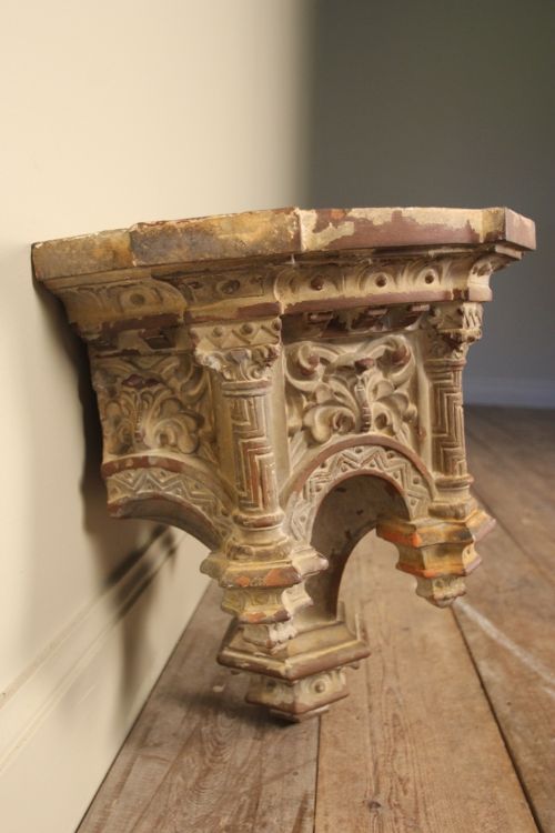 fig 1. Beautiful 19th C Terracotta Corbel