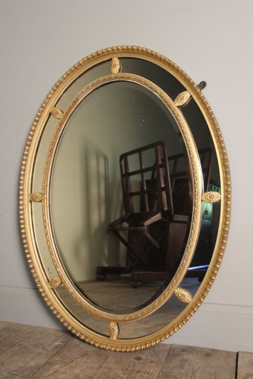 fig 1. Edwardian Giltwood Margin Sectional Mirror