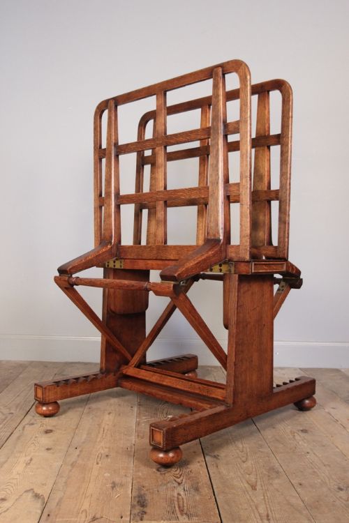 fig 1. George IV Oak Gillows Folio Stand