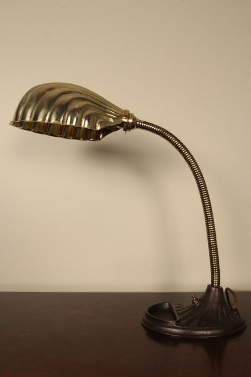 Brass Shell Adjustable Desk Lamp