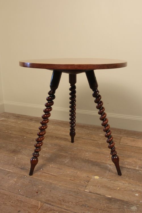 19th Century Burr Walnut Gypsy Table