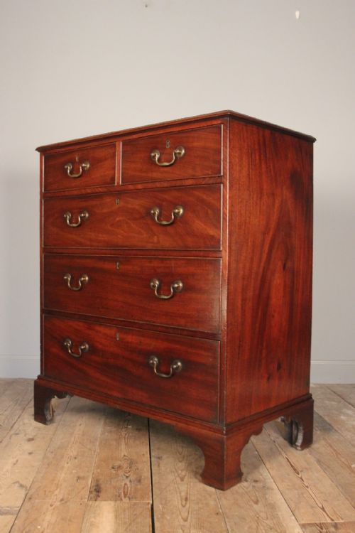 Superb 18th C. Mahogany Chest of Drawers