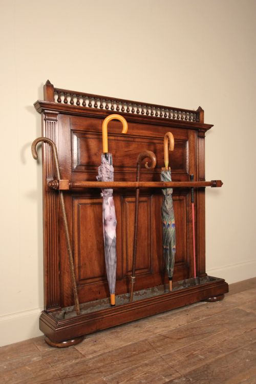 Country House Walnut Umbrella & Stick Stand