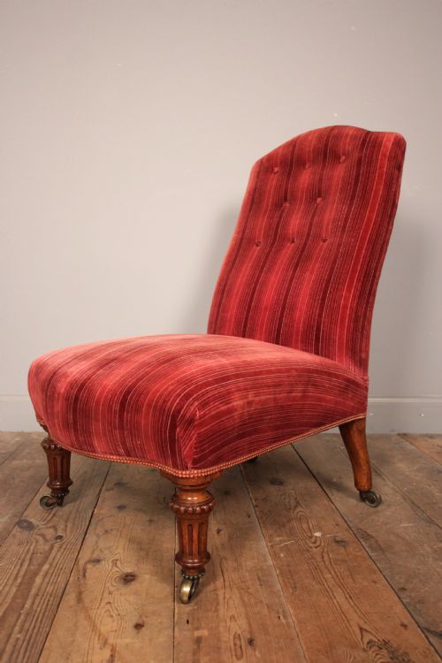 fig 1. Gillows Mahogany Bedroom Chair