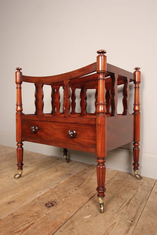 Immaculate George IV Mahogany Canterbury