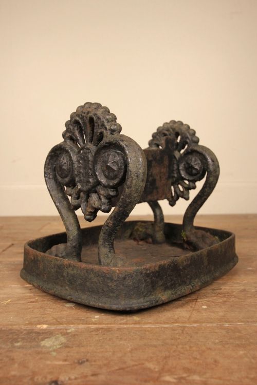 Fabulous Regency Cast Iron Boot Scraper