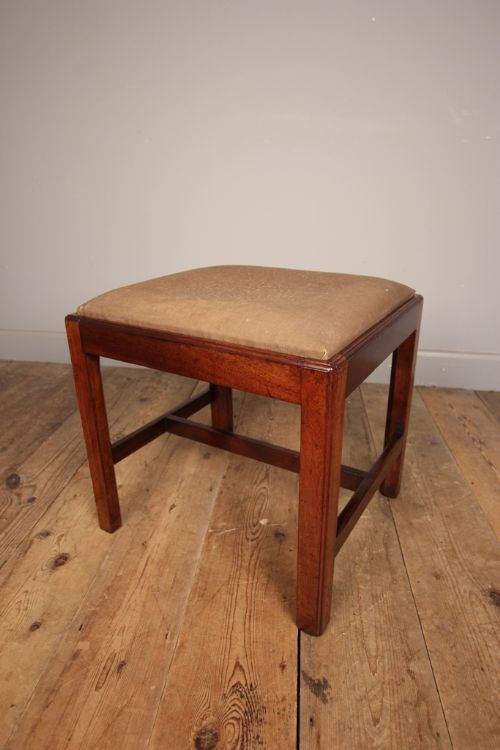 18th C. Georgian Mahogany Stool
