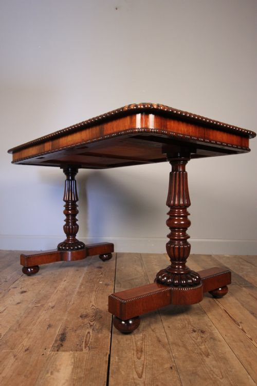Gillows George IV Rosewood Library Table