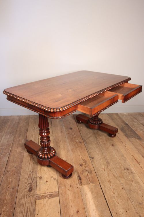 fig 3. Gillows George IV Rosewood Library Table
