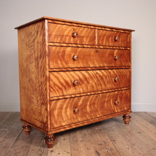 Holland & Sons Satin Birch Chest of Drawers