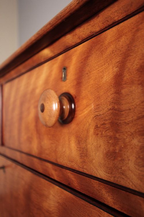 fig 2. Holland & Sons Satin Birch Chest of Drawers